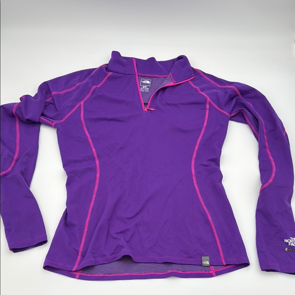 North Face Women's Purple Long Sleeve Top